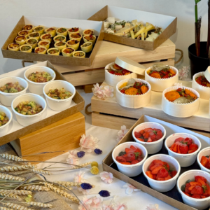 Vegetarian buffet for 4 people