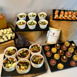 Fine dining buffet for 4 people