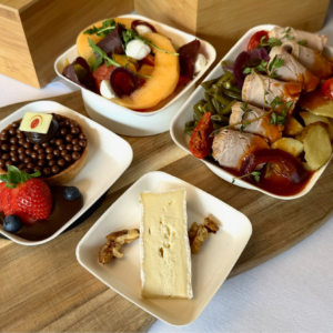 Pork meal tray