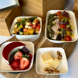 Chicken meal tray